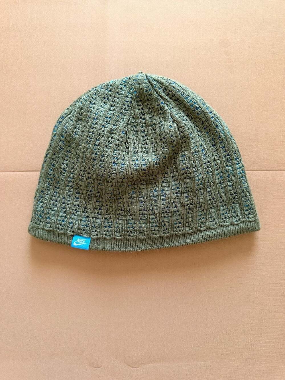 Nike Reversible Striped Knit Beanie Hat